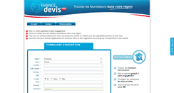 Desktop Screenshot of france-devis.pro