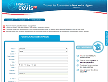 Tablet Screenshot of france-devis.pro